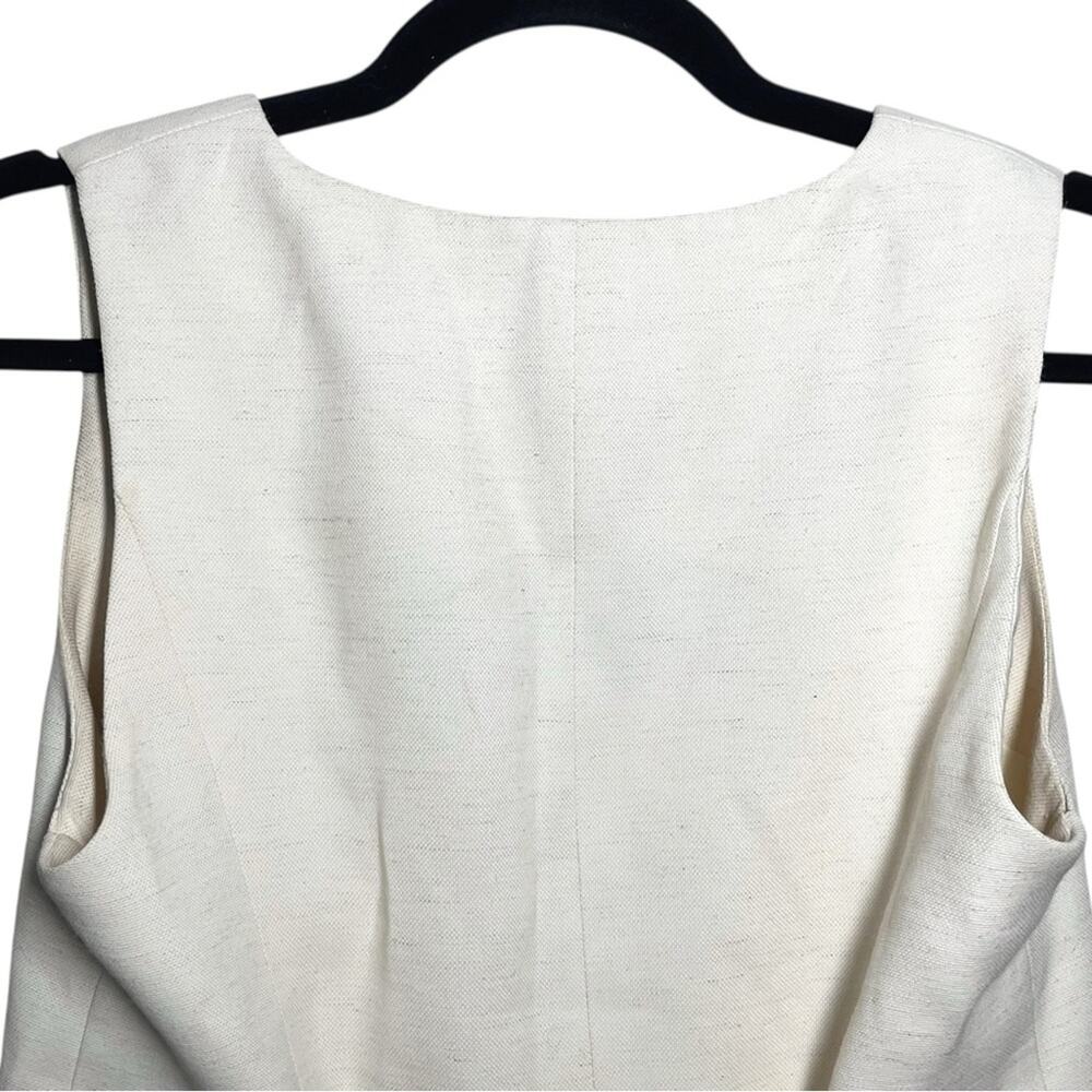 The Frankie Shop Off White Cream Ivory Indio Vest Medium - Picture 6 of 11